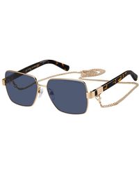 Marc Jacobs - Atemberaubende kupfer- und blau-sonnenbrille - Lyst