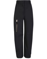 Blanca Vita - Zwarte Cargo Broek Damesstijl - Lyst