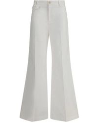 Chloé - Wide Trousers - Lyst