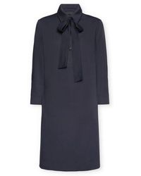 Elena Miro - Hemdblusenkleid Mit Schärpengürtel - Lyst