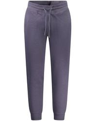 Guess - Blaue Baumwoll-Sporthose Mit Elastischem Bund - Lyst