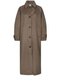 Neo Noir - Jassen ,Bruin ,Wol Keaton Wool Coat - Lyst