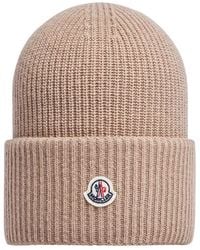 Moncler - Logo-Patch Beanie - Lyst