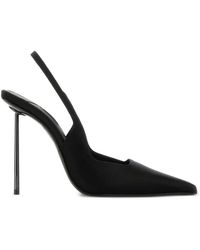Le Silla - Schoenen ,Zwart ,Leer Amelia Slingback - Lyst
