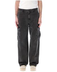 Givenchy - Jeans ,Zwart ,Katoen Zwarte Cargo Broek - Lyst