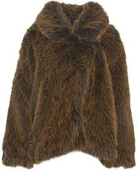 Semicouture - Faux Fur & Shearling Jackets - Lyst