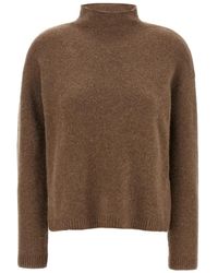 Max Mara - Truien & Vesten ,Bruin ,Kasjmier Orlaya Sweater - Lyst