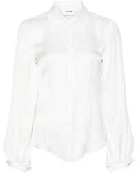 Blugirl Blumarine - Avorio hemd,bluse mit ballonärmeln,shirts - Lyst
