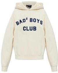 DSquared² - Hoodies & Sweatvesten ,Katoen Sweatshirt Met Patch - Lyst