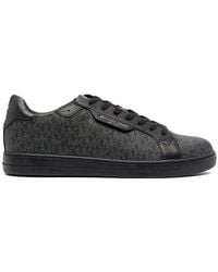 Michael Kors - Sneaker Keating in pelle con logo - Lyst
