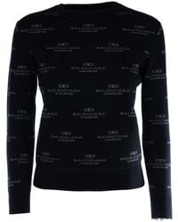 Balenciaga - Round-Neck Knitwear - Lyst