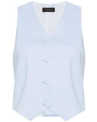 ANDAMANE - Elegantes blaues tank top weste - Lyst