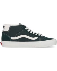Vans - Mid Skool Sneaker Dunkelgrün - Lyst