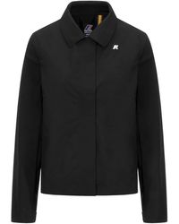 K-Way - Jassen ,Zwart ,Polyester Arabel Stretch 2L - Lyst
