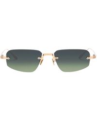 Akoni - Accessoires ,Geel ,Nylon Juno-Three Zonnebril - Lyst
