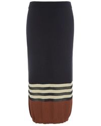 Bitte Kai Rand - Organza streifen rock natsu modell - Lyst