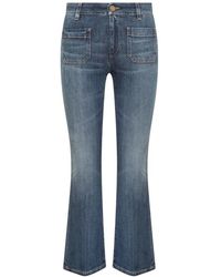 The Seafarer - Ausgestellte high-waist-blaue jeans - Lyst