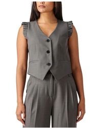 co'couture - Frill Tailor Weste - Lyst