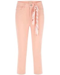 Guess - Trousers > cropped trousers - Lyst