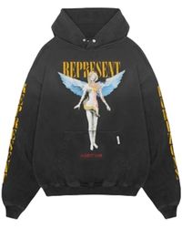 Represent - Reborn hoodie in gealtert schwarz - Lyst