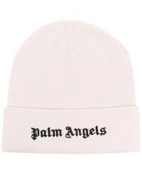 Palm Angels - Klassische logo beanie mütze - Lyst