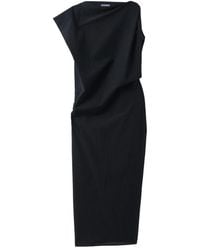 Jacquemus - La Robe Drap Midi Dress - Lyst