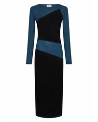 Calvin Klein Dress k20k204287 0gy - Azul