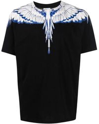Marcelo Burlon - Icon wings regular t-shirt schwarz weiß - Lyst