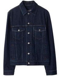 Burberry - Denim Jack - Lyst