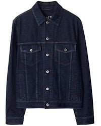 Burberry - Denim Jack - Lyst