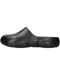 Moschino - Rubber Teddy Sole Mules - Lyst
