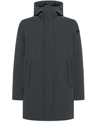 Rrd - Groene Waterdichte Jas Met Gewatteerde Capuchon - Lyst