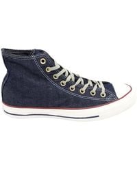 Converse - Canvas Hoge Top Rubberen Zool Sneaker - Lyst