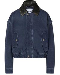 Halfboy - Jassen ,Blauw ,Katoen Jet Set Bomber - Lyst