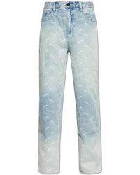 PUMA - Jeans ,Blauw ,Denim Laser Monogram Denim - Lyst