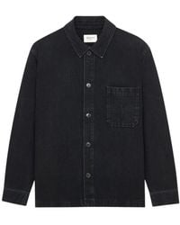 Saint Laurent - Jassen ,Zwart ,Denim Denim Jassen - Lyst