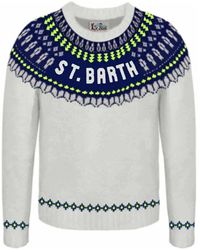 Mc2 Saint Barth - Round-Neck Knitwear - Lyst