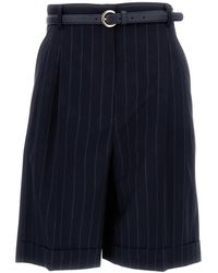 Max Mara - Pinstriped Bermuda - Lyst