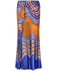 Ulla Johnson - Gonna con ruches femminile - Lyst