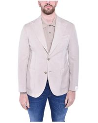 L.B.M. 1911 - B.M. 1911, ,Jassen ,Katoen Katoen Linnen Blazer Eigentijds Stijl - Lyst