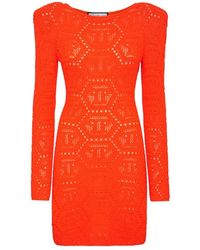 Philipp Plein - Knit Dress Monogram - Lyst