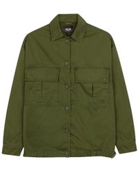 Alix The Label Woven Embroidered Jacket - Groen