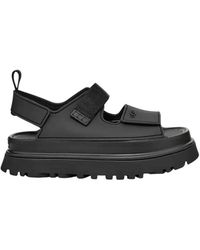 UGG - Schoenen ,Zwart ,Polyester Zwarte Golden Glow Sandalen - Lyst
