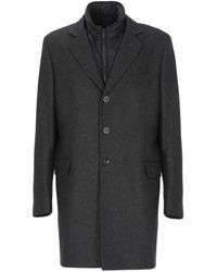 Fay - Single-Breasted Coats - Lyst