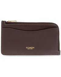 COACH - Accessoires ,Bruin ,Leer Wallets & Cardholders - Lyst