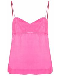 Dries Van Noten - Tops ,Roze ,Sleeveless Tops - Lyst