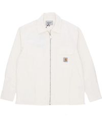 Carhartt - Stylische rainer shirt jacket off white - Lyst