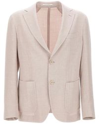 Eleventy - Slim-Fit Linnen Blazer - Lyst