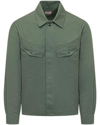 KENZO - Jassen ,Groen ,Katoen Overshirt - Lyst