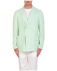 Circolo 1901 - Jassen ,Groen ,Pastel Double-Breast Blazer - Lyst